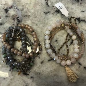 Crystal Bracelets NWT Bundle
